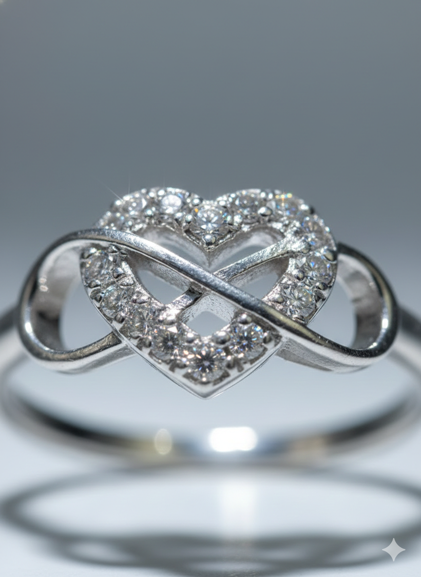 Gold Floral Vine Wrap Ring - Marquise Crystal Leaf Statement Band | SILVROSE