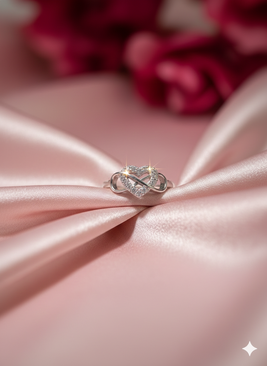 Gold Floral Vine Wrap Ring - Marquise Crystal Leaf Statement Band | SILVROSE
